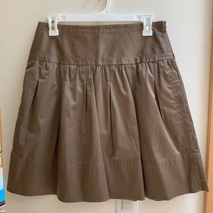 BCBG Maxazria Brown Skirt with Pockets